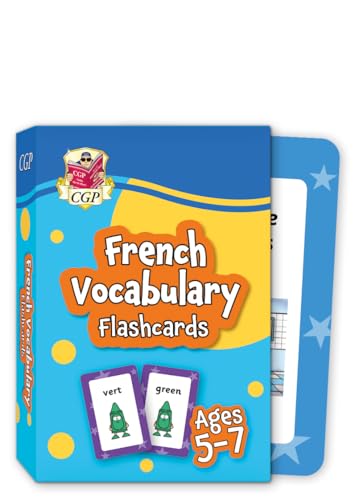 French Vocabulary Flashcards for Ages 5-7 (with Free Online Audio) (CGP KS1 Activity Books and Cards) von Coordination Group Publications Ltd (CGP)